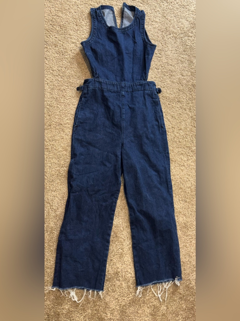 ASOS Navy Blue Utility Jumpsuit